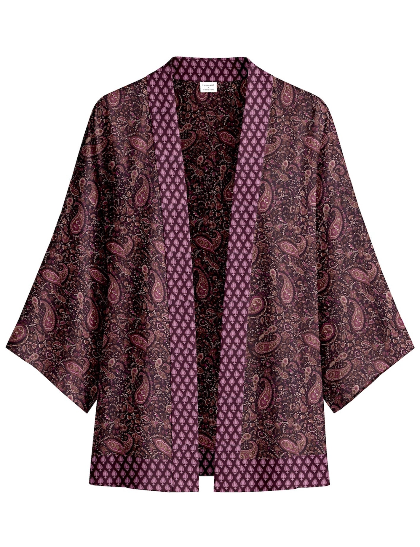 One Of A Kind Recyled Sari Kimono #131