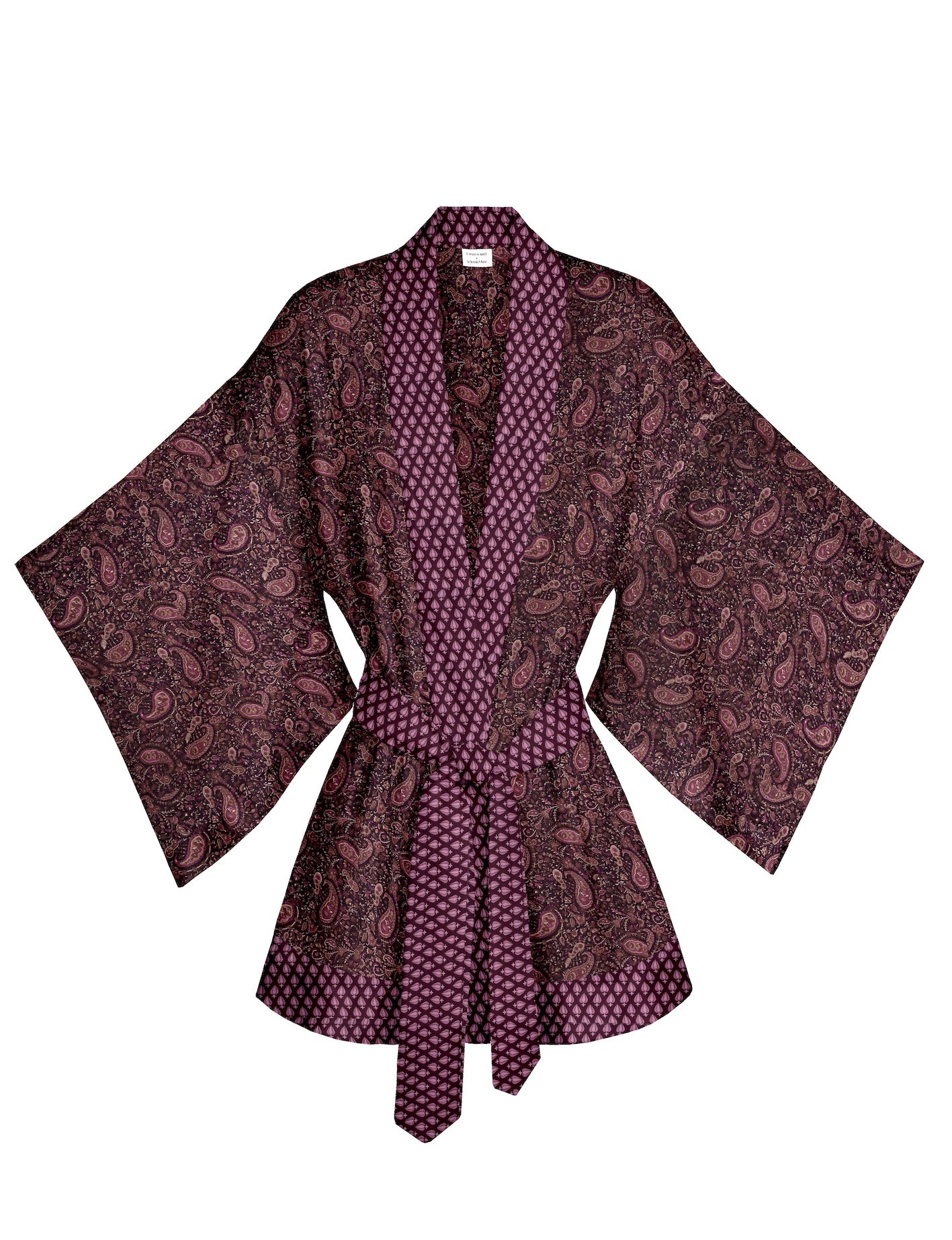 One Of A Kind Recyled Sari Kimono #131