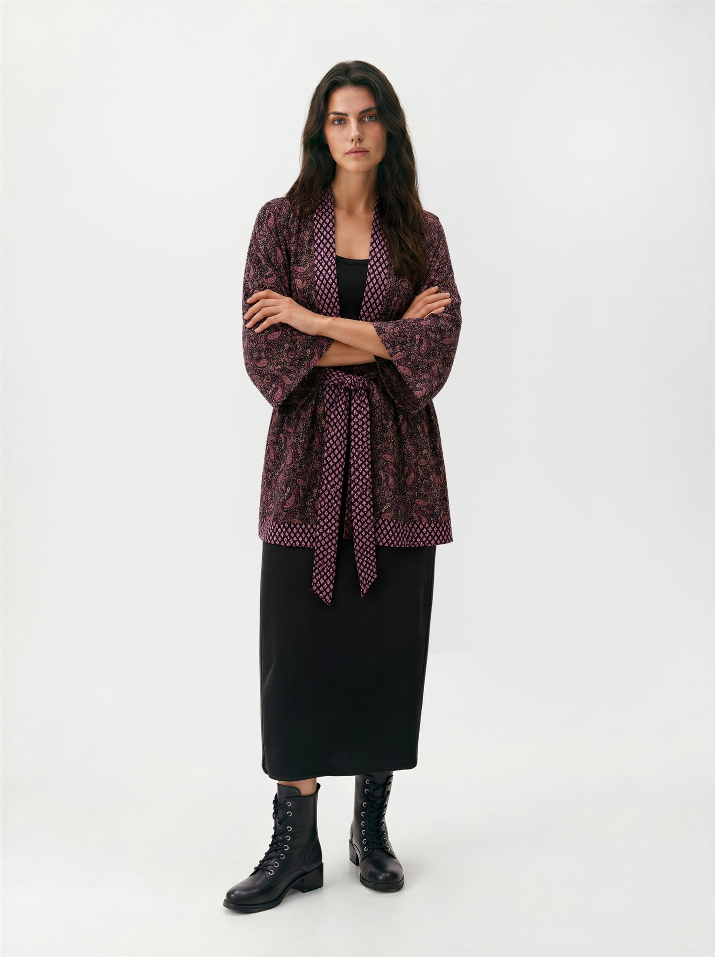 One Of A Kind Recyled Sari Kimono #131