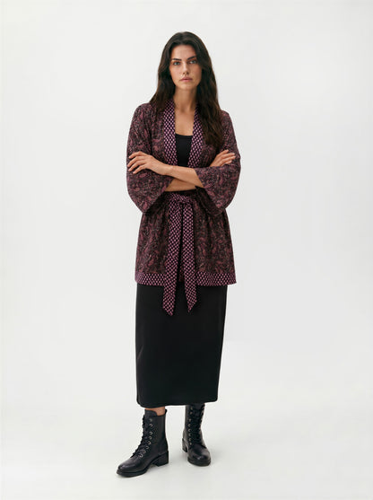 One Of A Kind Recyled Sari Kimono #131