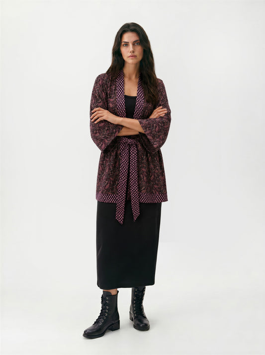 One Of A Kind Recyled Sari Kimono #131