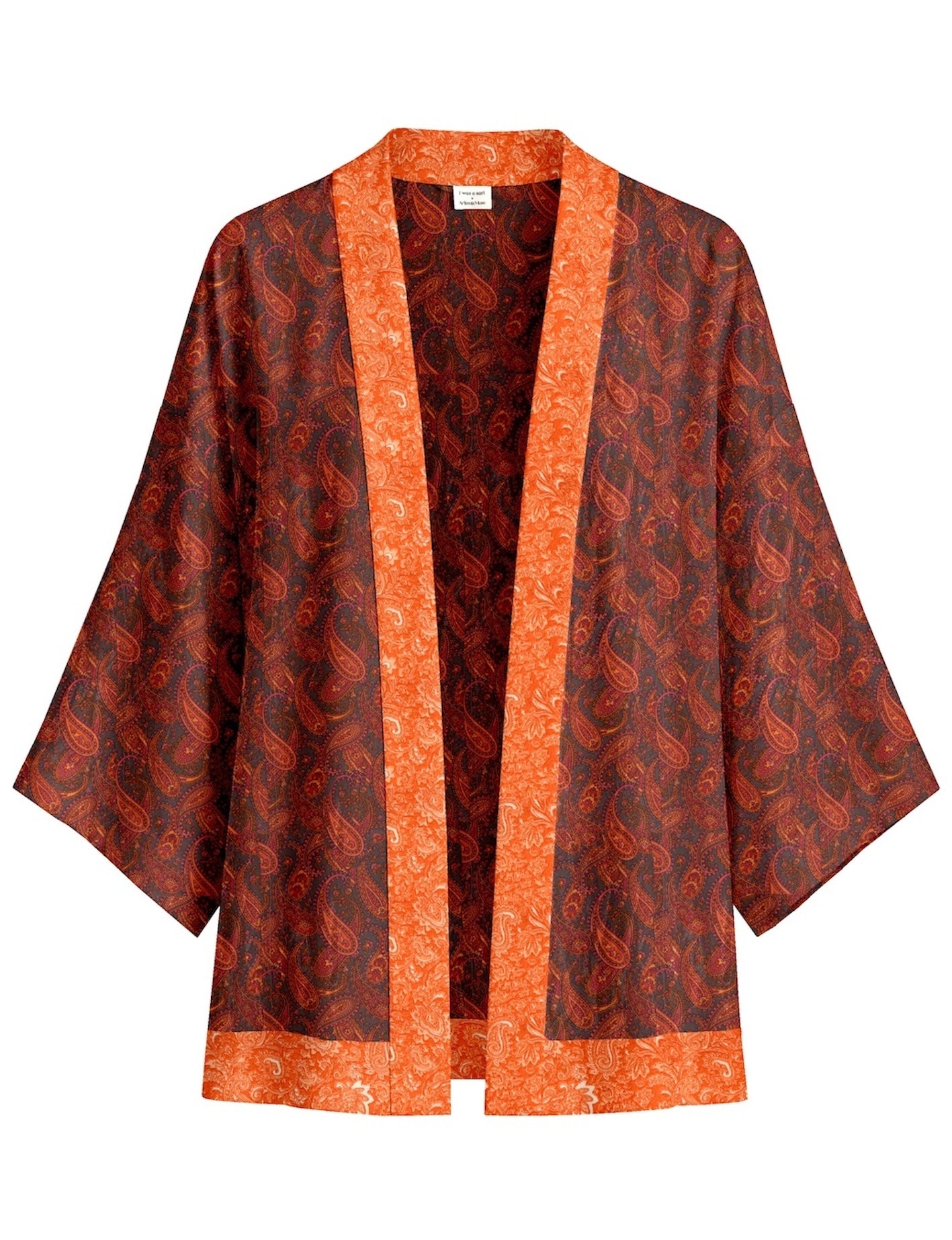 One Of A Kind Recyled Sari Kimono #132