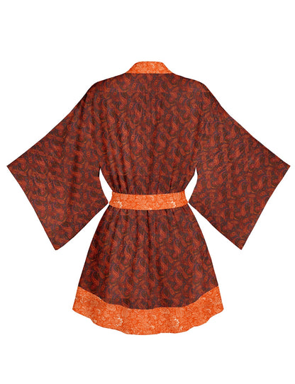 One Of A Kind Recyled Sari Kimono #132