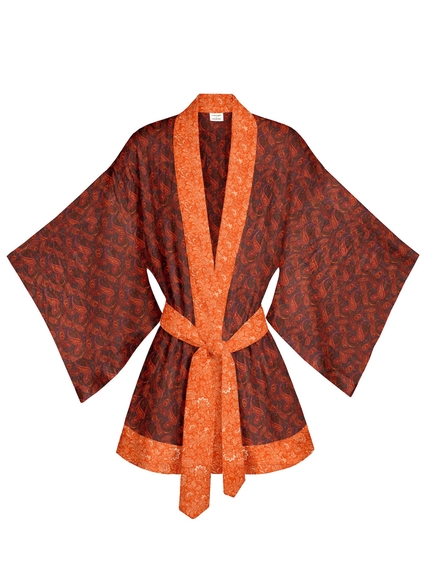 One Of A Kind Recyled Sari Kimono #132
