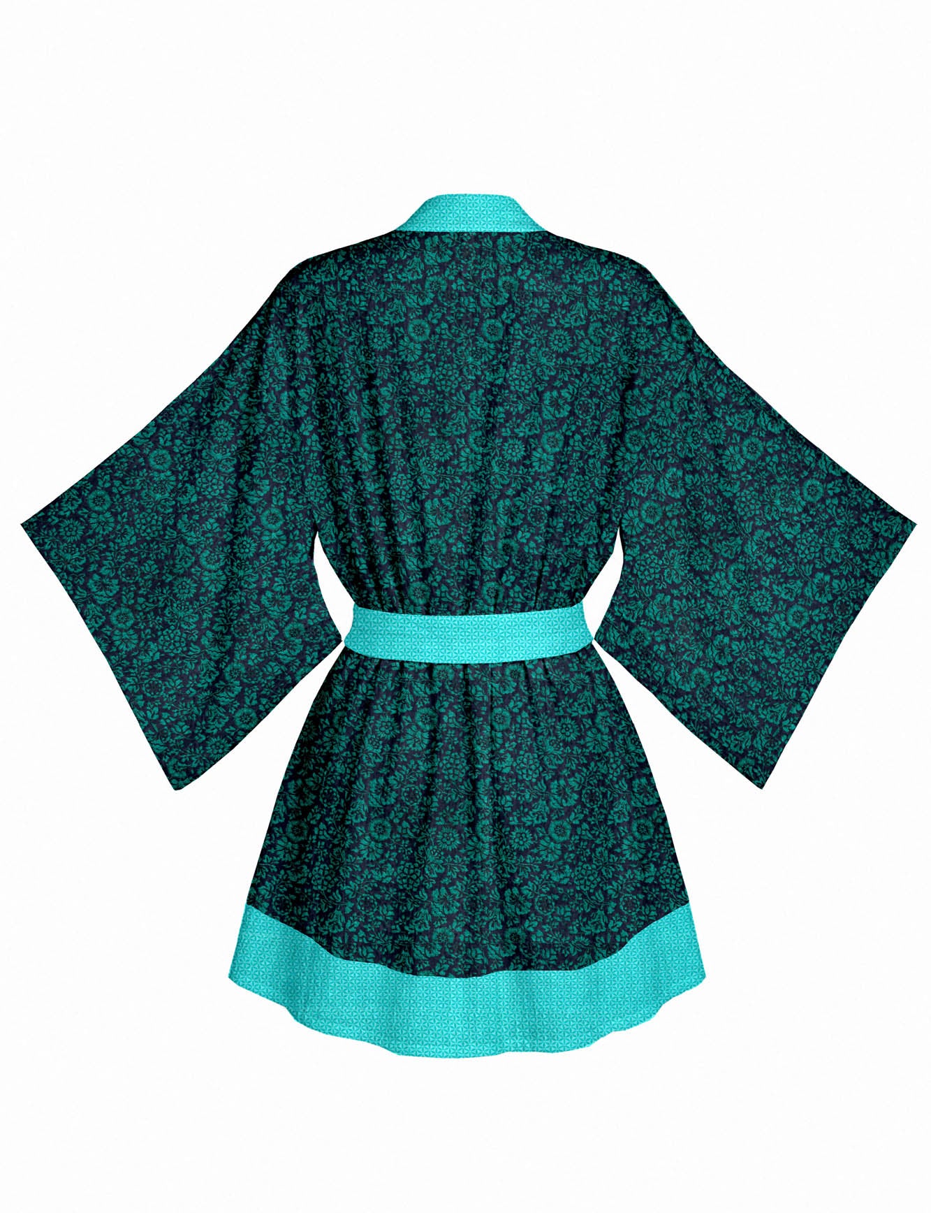 One Of A Kind Recyled Sari Kimono #13