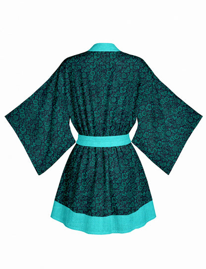 One Of A Kind Recyled Sari Kimono #13