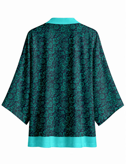 One Of A Kind Recyled Sari Kimono #13