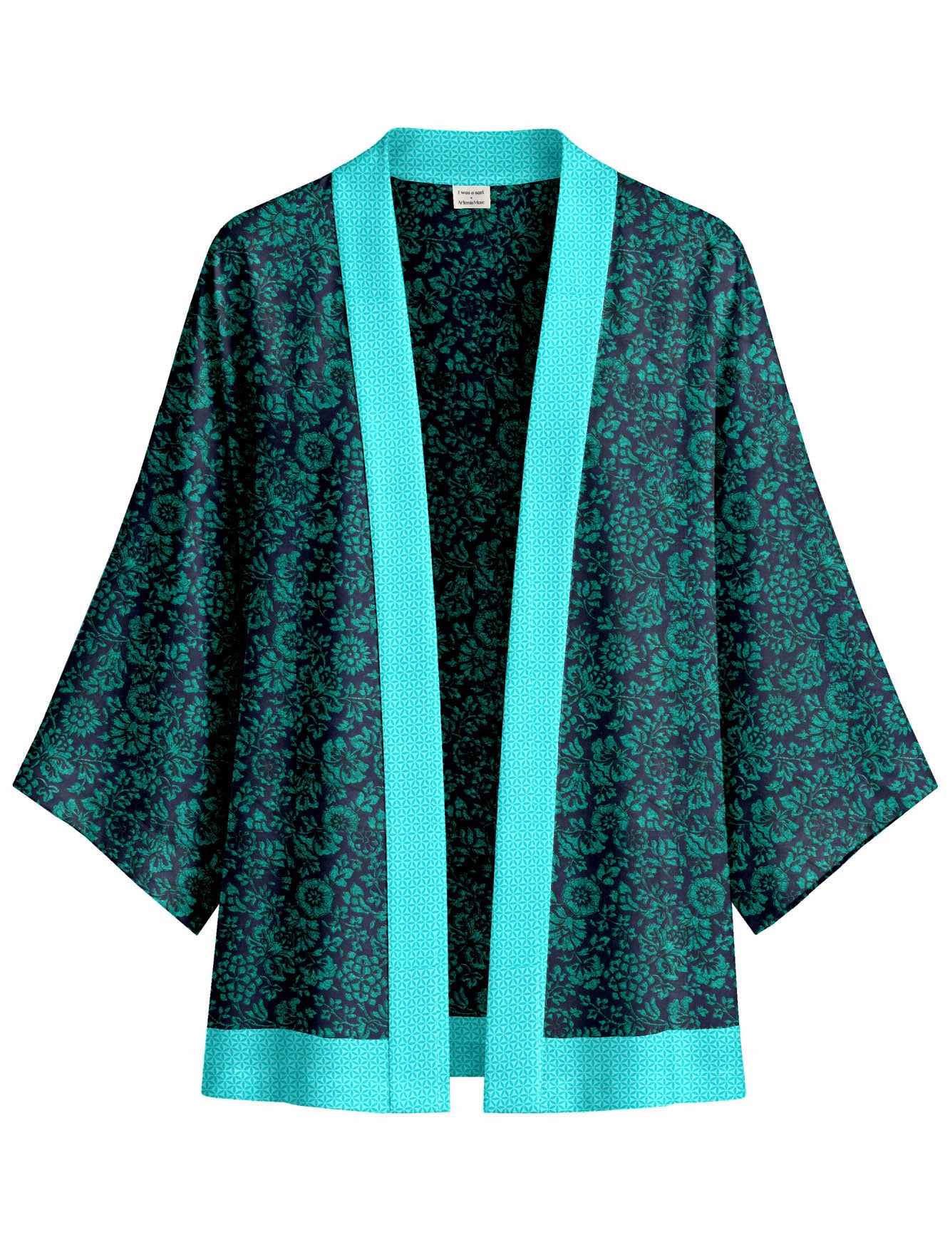 One Of A Kind Recyled Sari Kimono #13