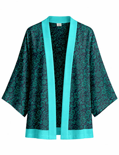 One Of A Kind Recyled Sari Kimono #13
