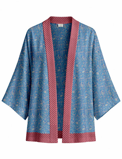 One Of A Kind Recyled Sari Kimono #16