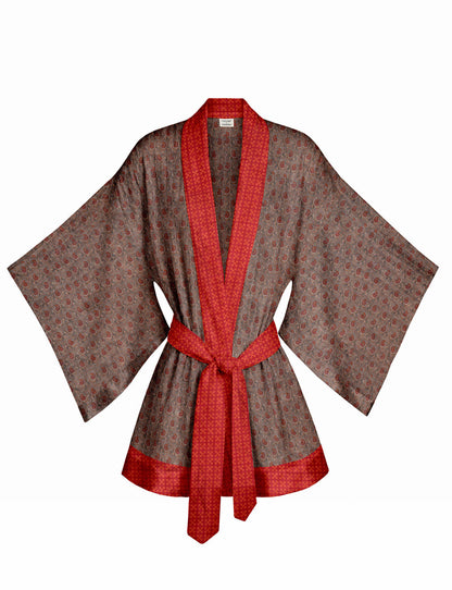 One Of A Kind Recyled Sari Kimono #17