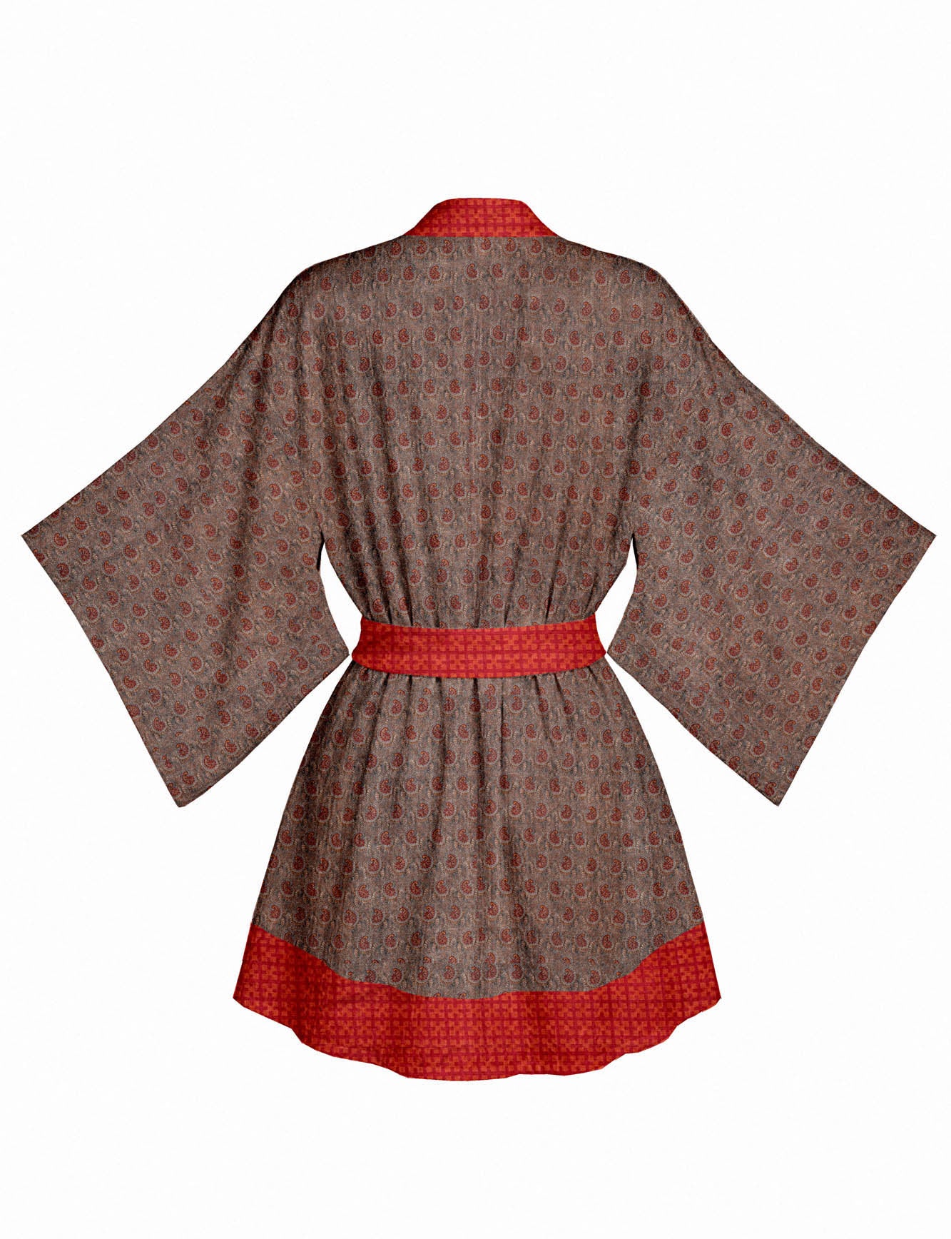 One Of A Kind Recyled Sari Kimono #17
