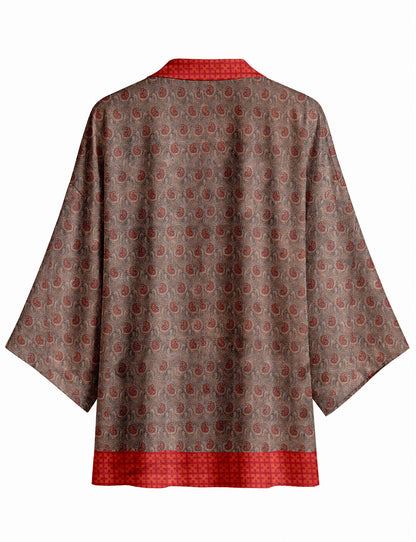 One Of A Kind Recyled Sari Kimono #17