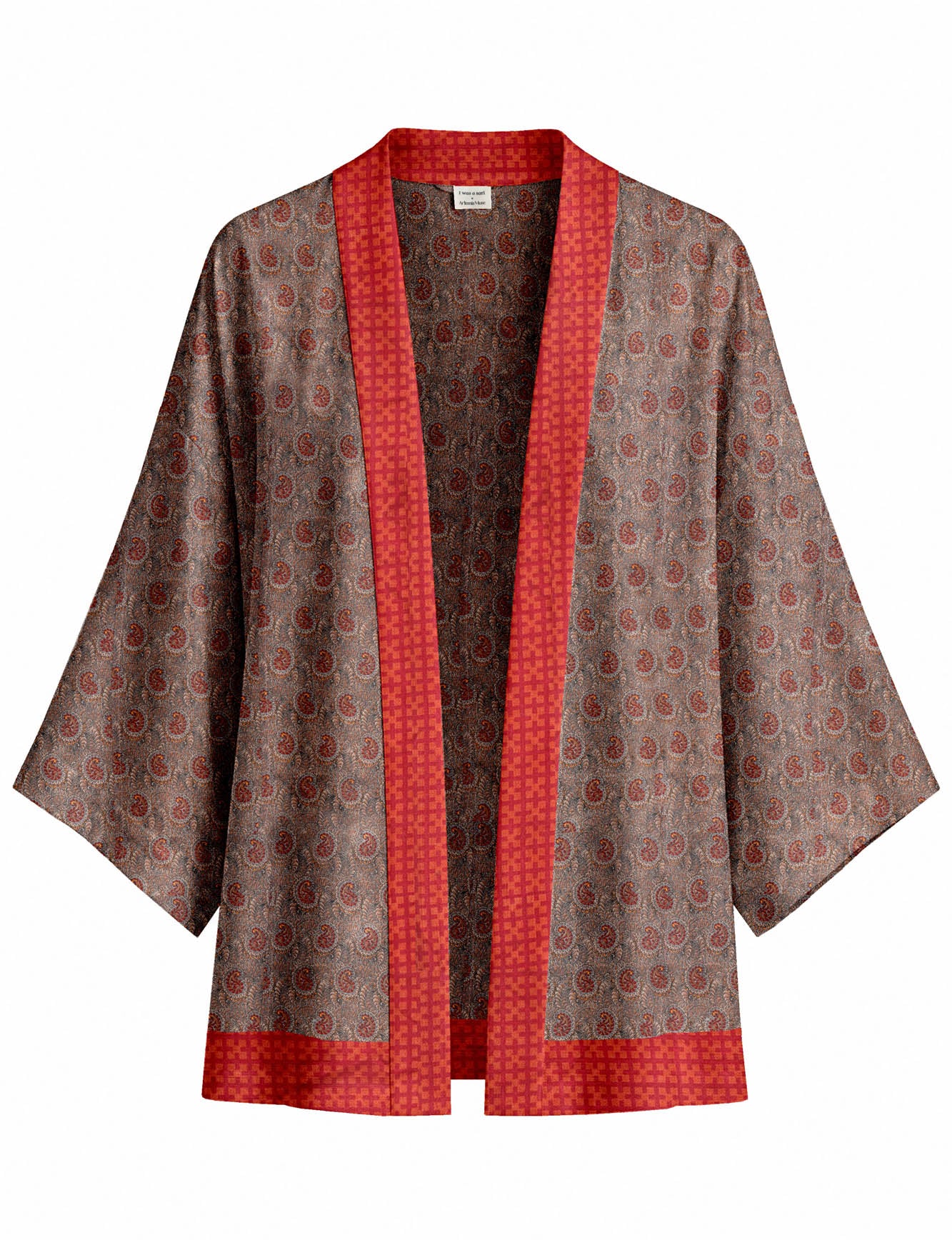 One Of A Kind Recyled Sari Kimono #17