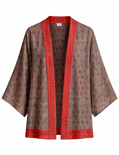 One Of A Kind Recyled Sari Kimono #17
