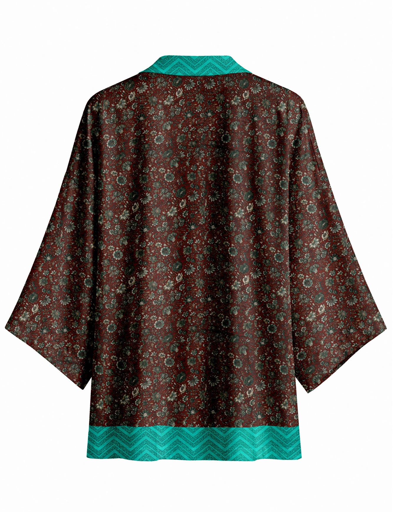 One Of A Kind Recyled Sari Kimono #18