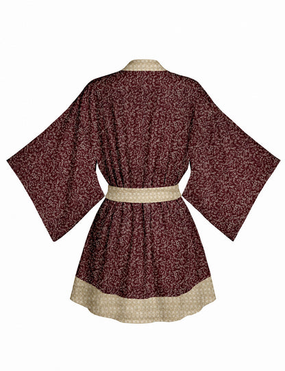 One Of A Kind Recycled Sari Kimono #19