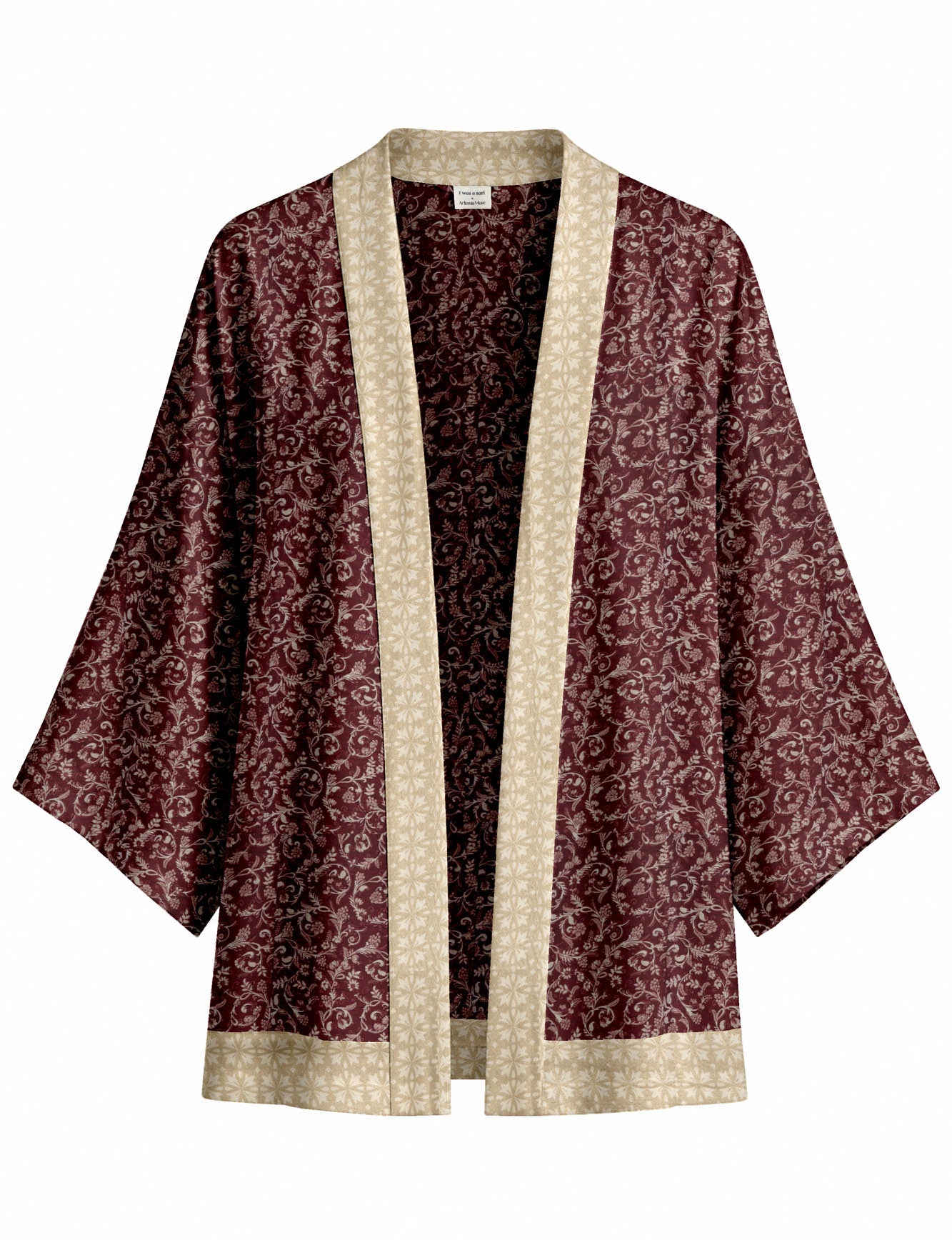 One Of A Kind Recycled Sari Kimono #19