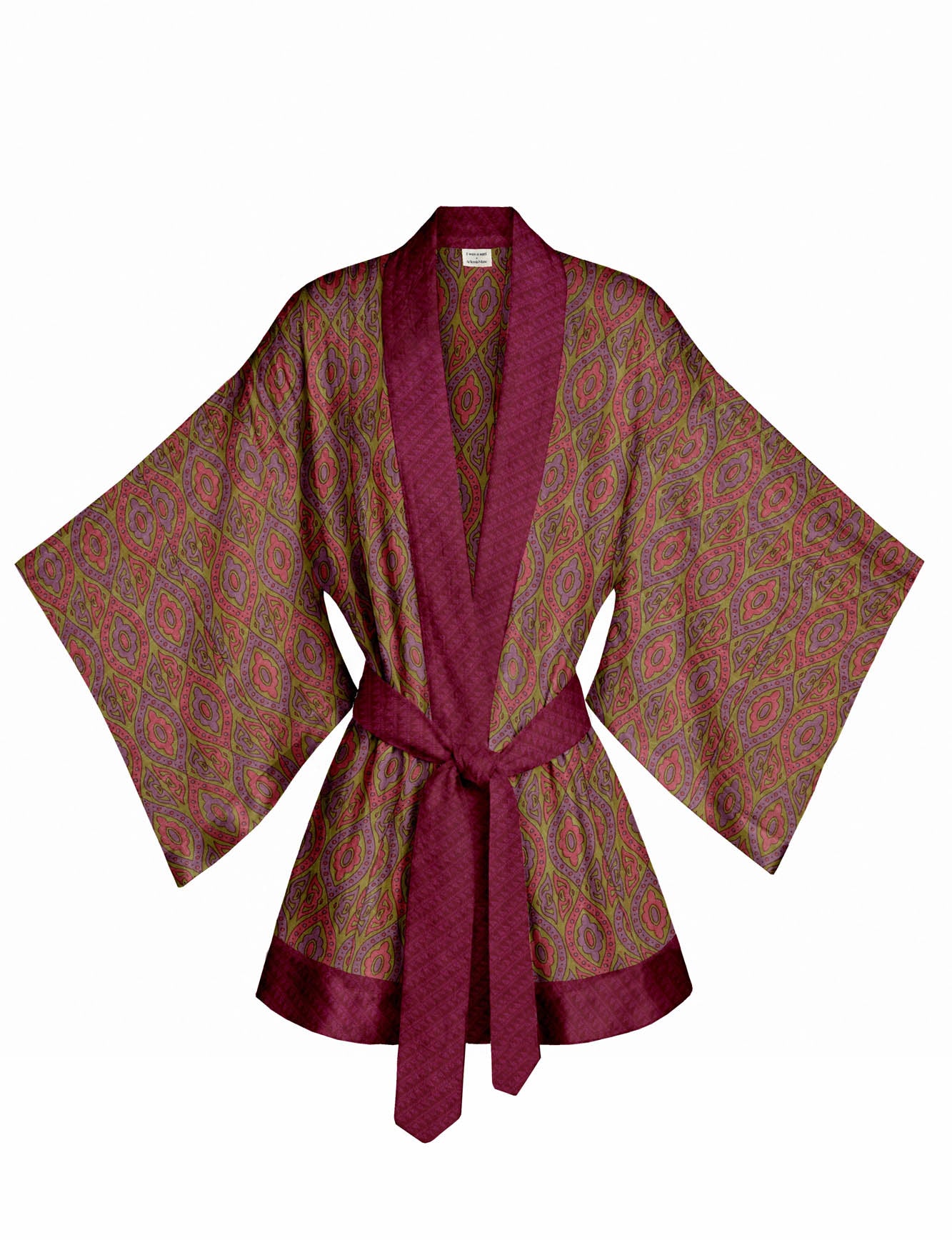 One Of A Kind Recyled Sari Kimono #1