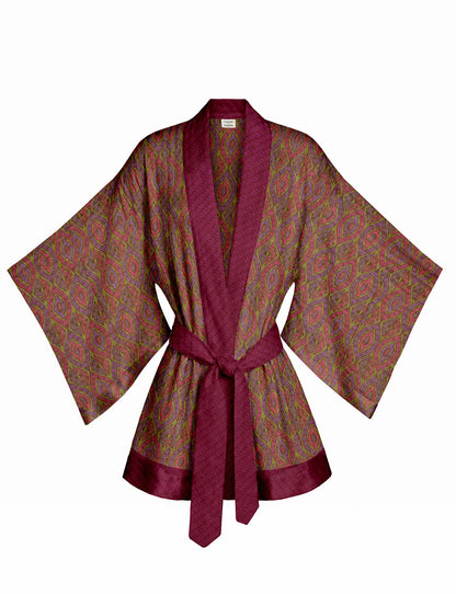 One Of A Kind Recyled Sari Kimono #1