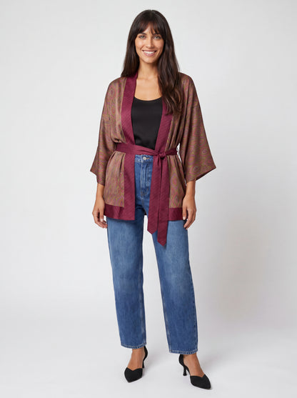 One Of A Kind Recyled Sari Kimono #1