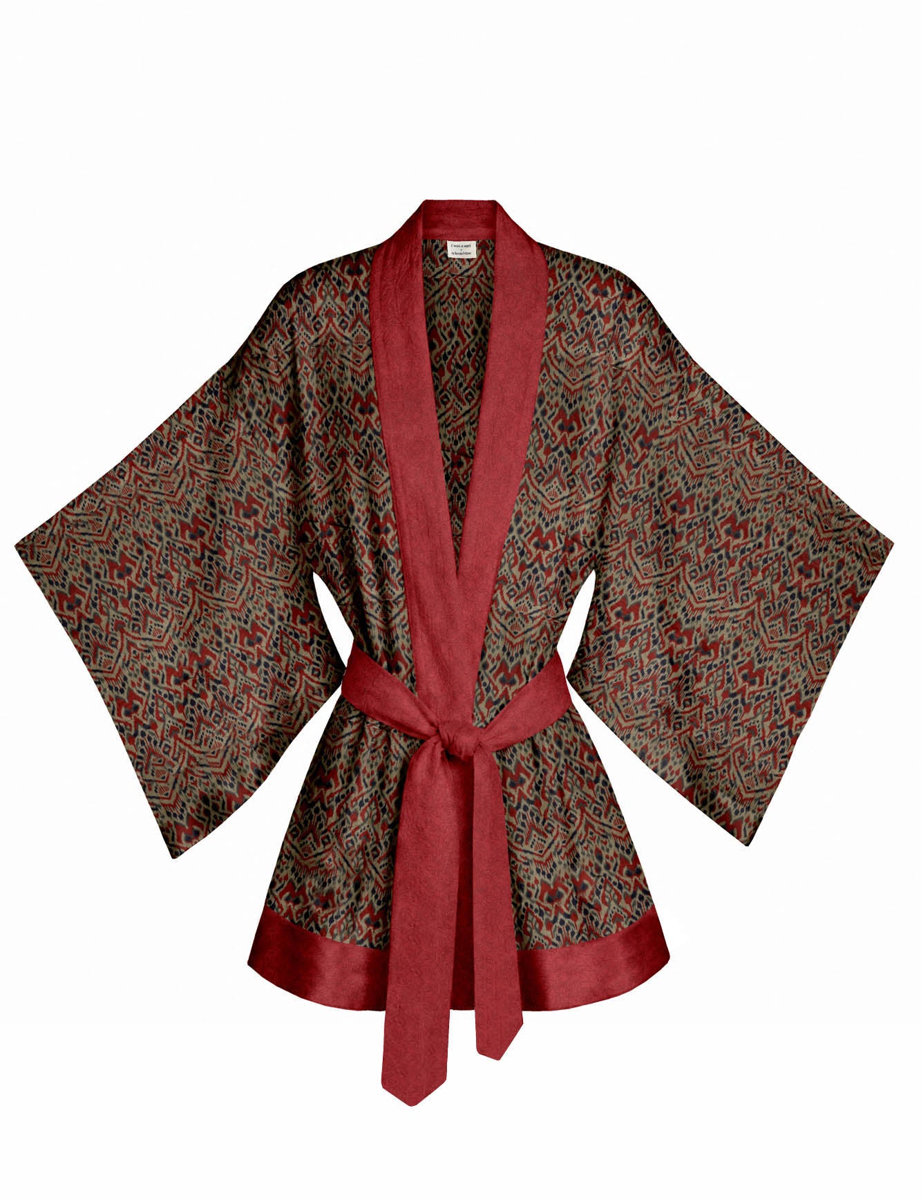 One Of A Kind Recyled Sari Kimono #20