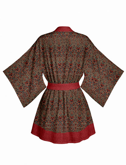 One Of A Kind Recyled Sari Kimono #20