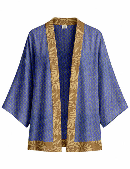 One Of A Kind Recyled Sari Kimono #21