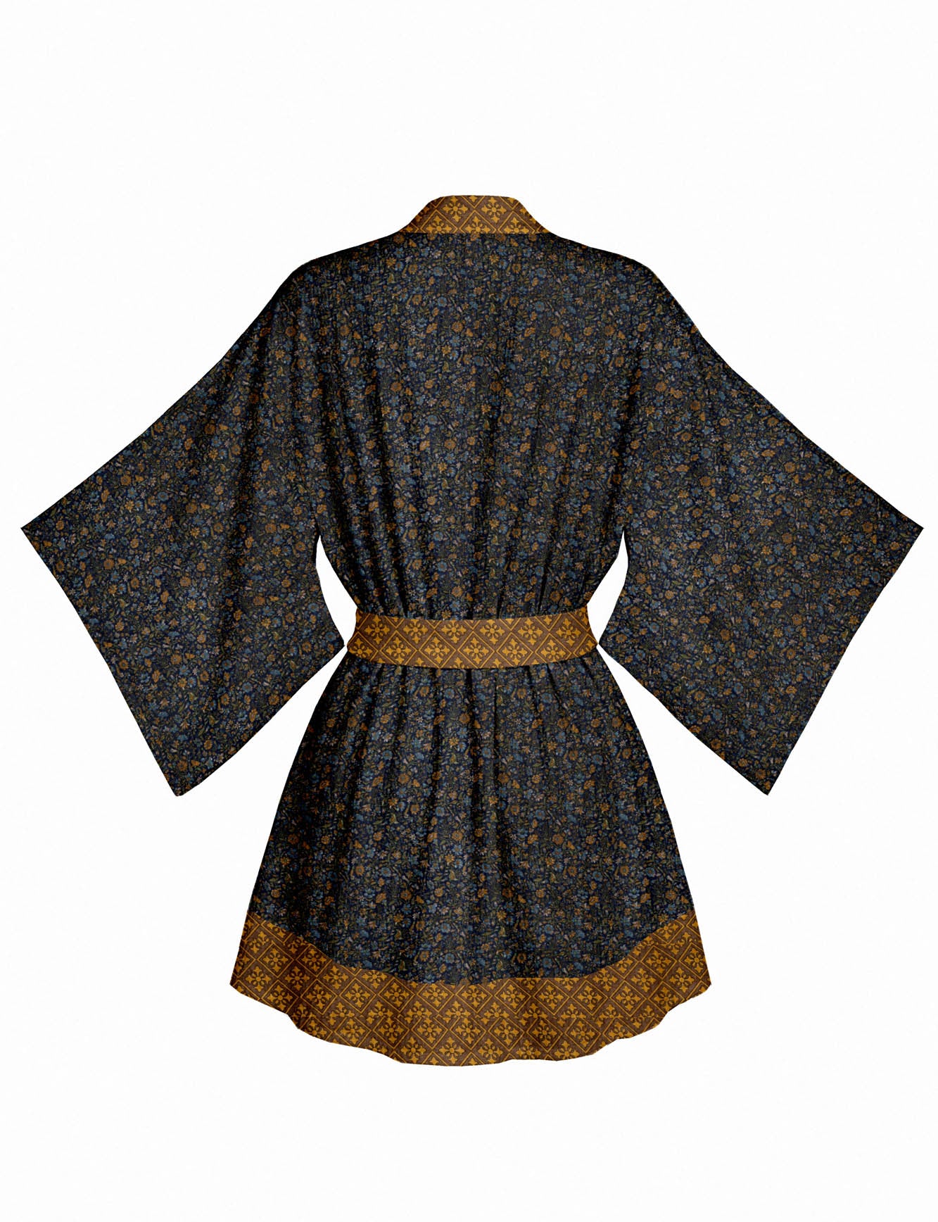 One Of A Kind Recyled Sari Kimono #22