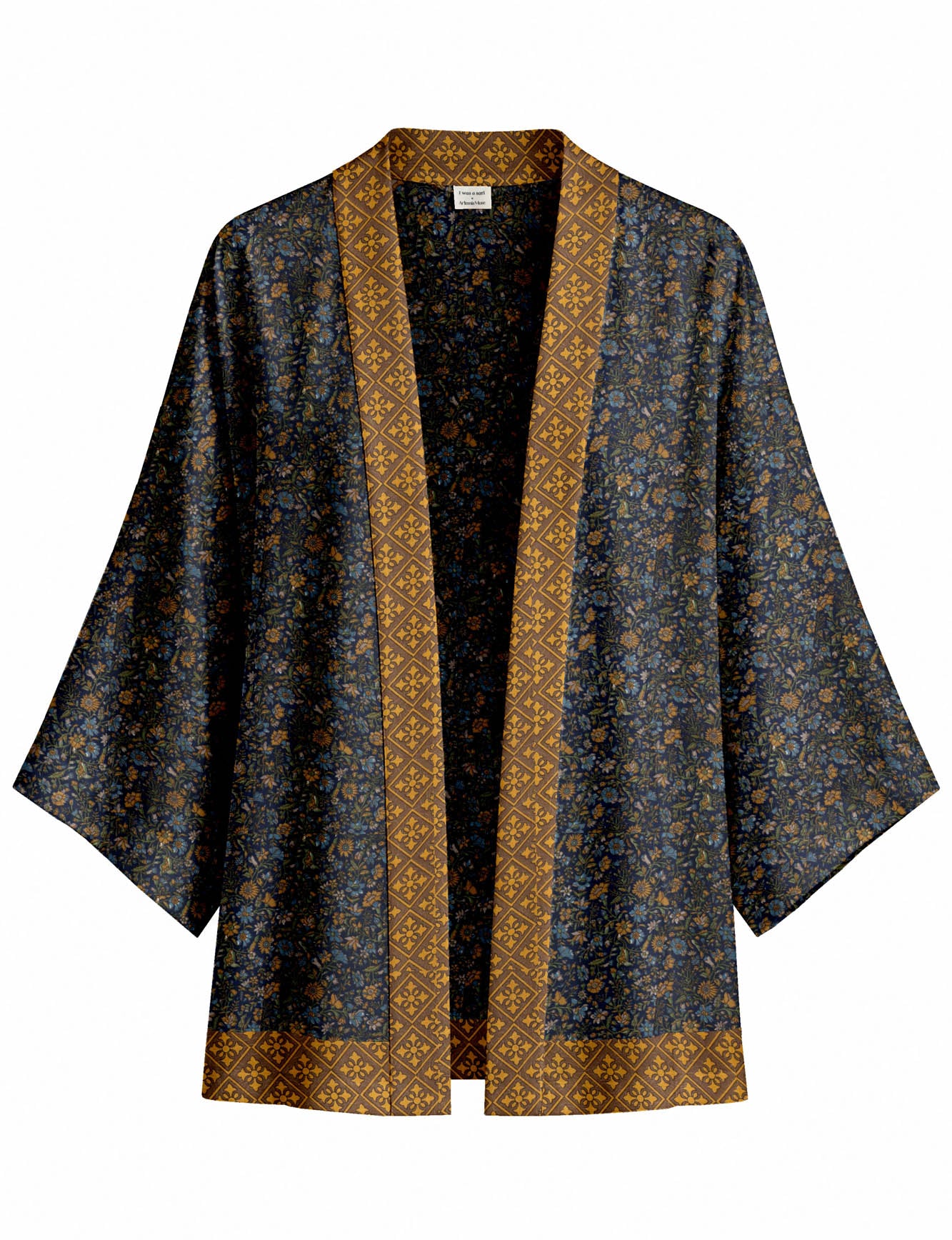 One Of A Kind Recyled Sari Kimono #22