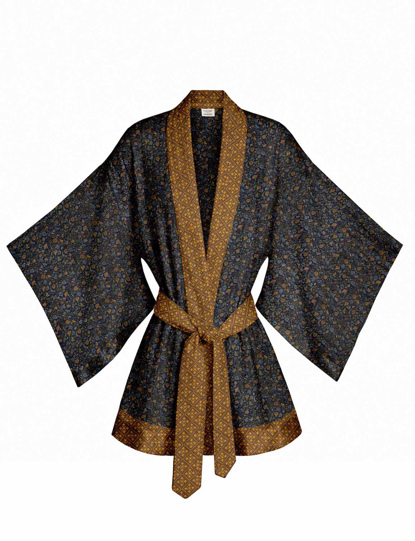 One Of A Kind Recyled Sari Kimono #22