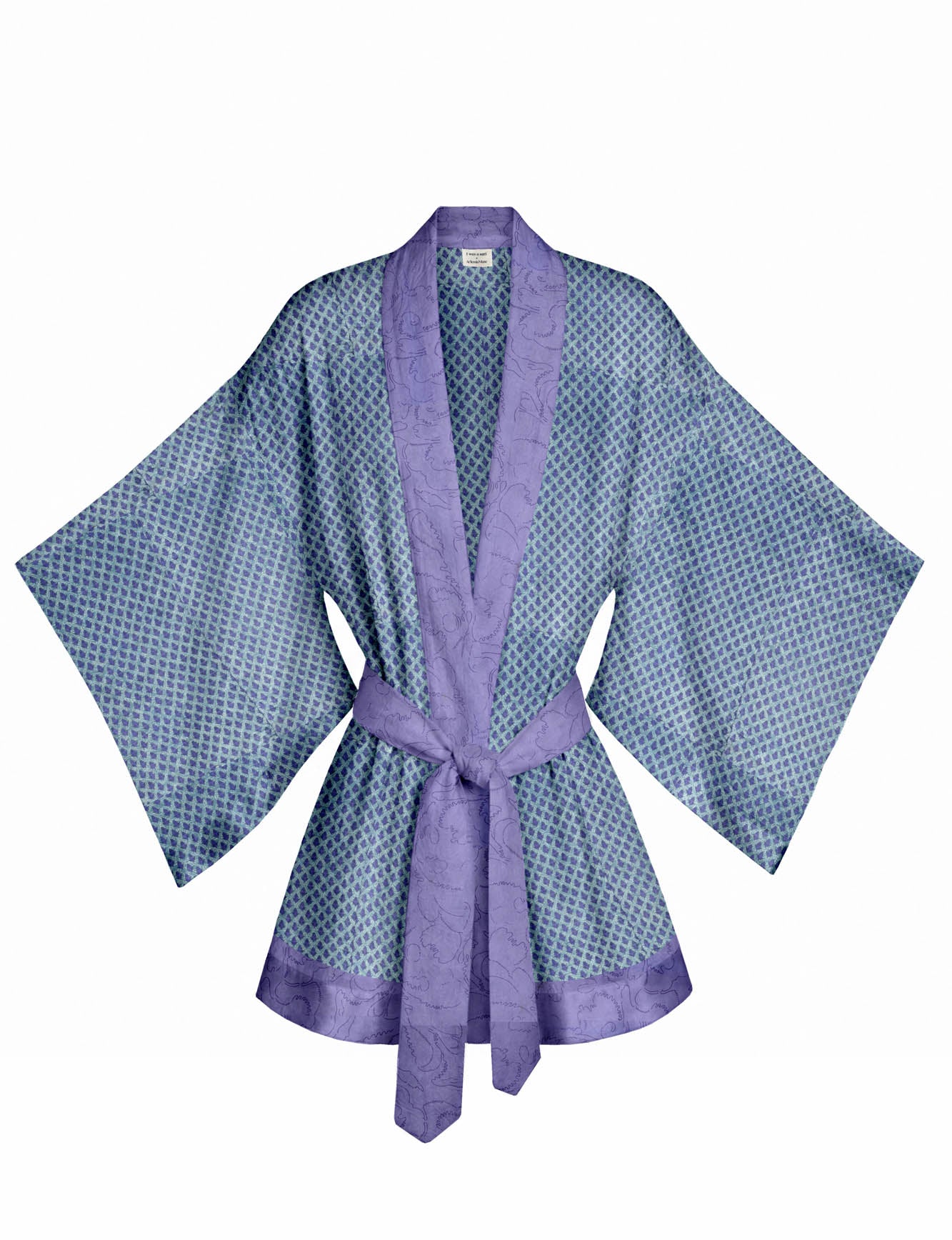 One Of A Kind Recyled Sari Kimono #23