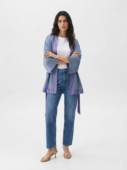 One Of A Kind Recyled Sari Kimono #23