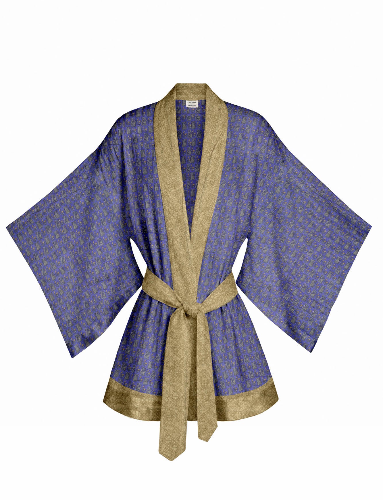 One Of A Kind Recyled Sari Kimono #24