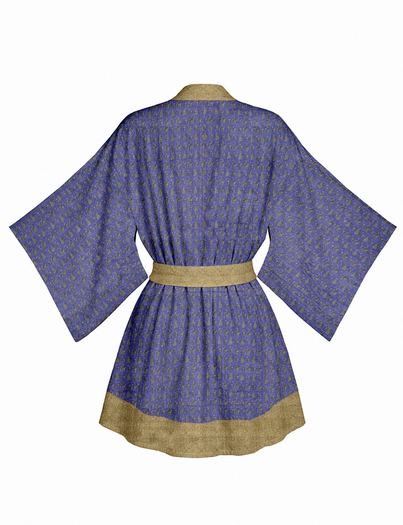 One Of A Kind Recyled Sari Kimono #24