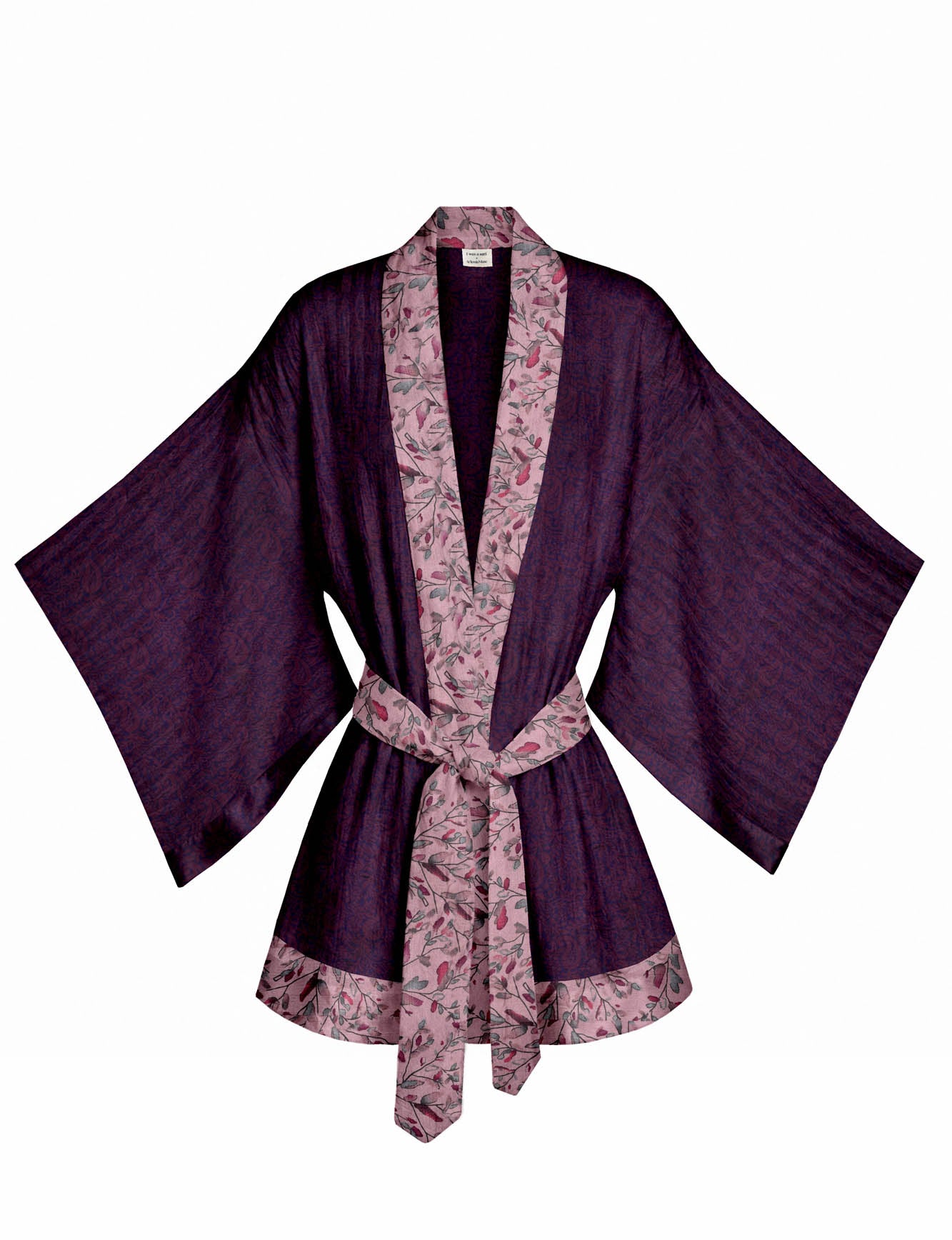 One Of A Kind Recyled Sari Kimono #25