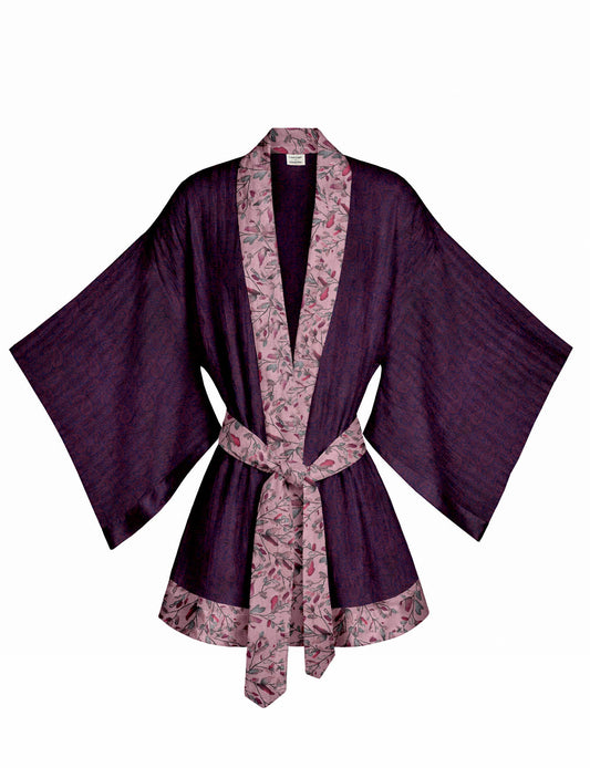 One Of A Kind Recyled Sari Kimono #25