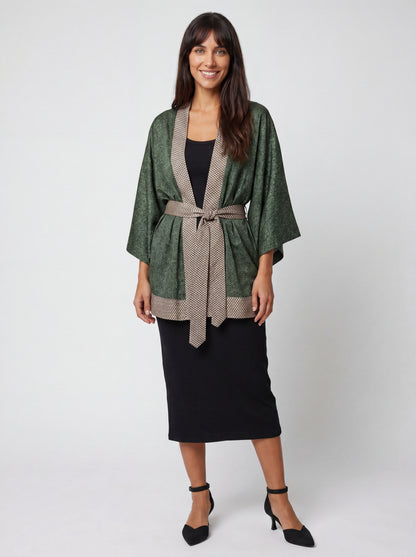One Of A Kind Recyled Sari Kimono #26