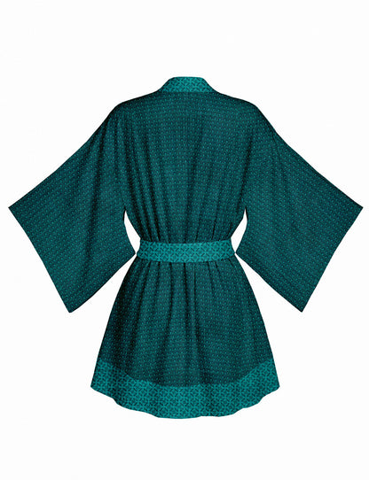 One Of A Kind Recyled Sari Kimono #27