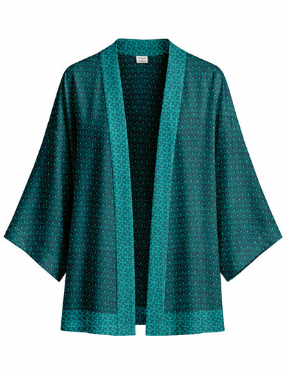 One Of A Kind Recyled Sari Kimono #27