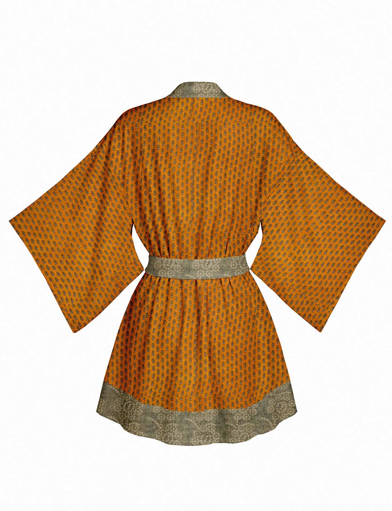 One Of A Kind Recycled Sari Kimono #28