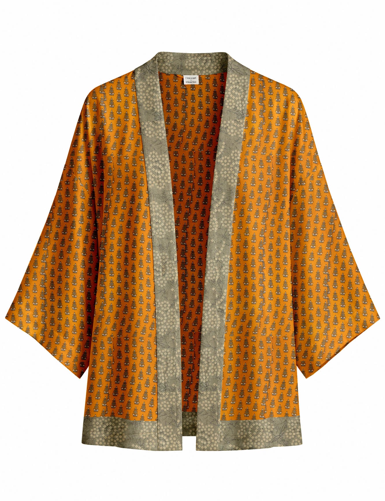 One Of A Kind Recycled Sari Kimono #28