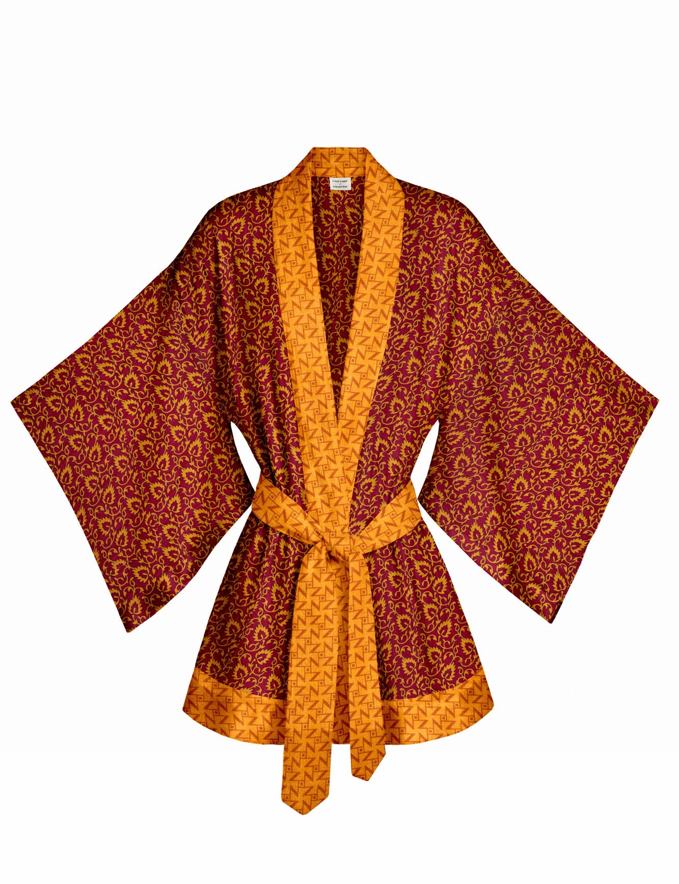 One Of A Kind Recyled Sari Kimono #29