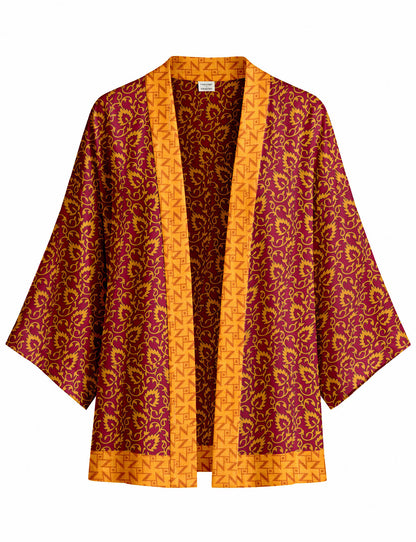 One Of A Kind Recyled Sari Kimono #29