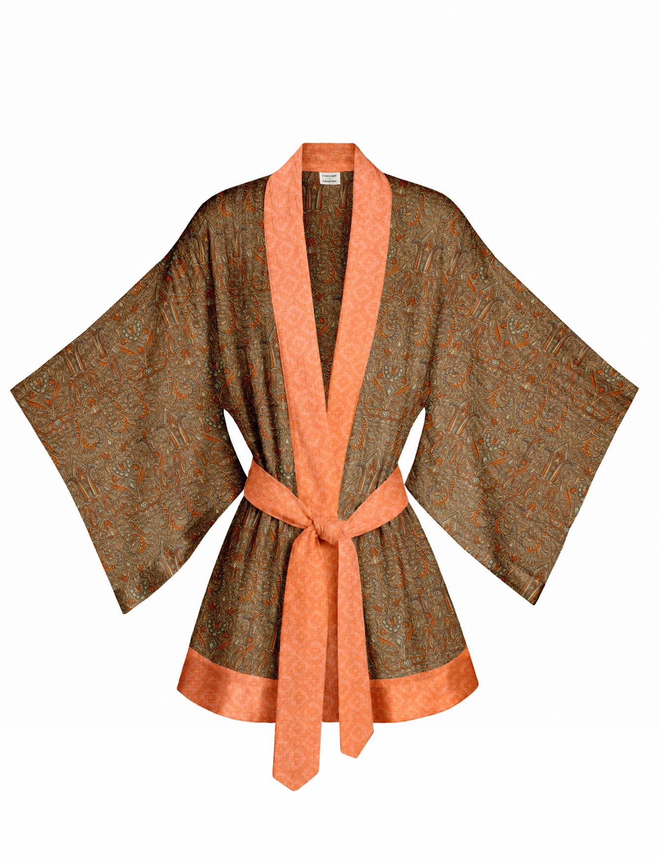 One Of A Kind Recyled Sari Kimono #2
