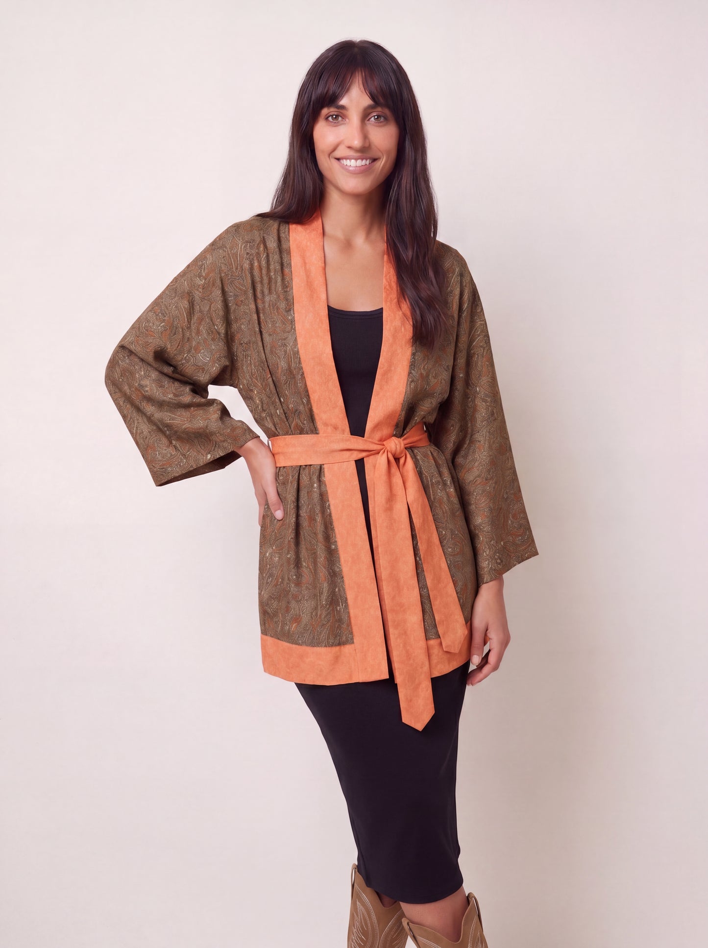 One Of A Kind Recyled Sari Kimono #2