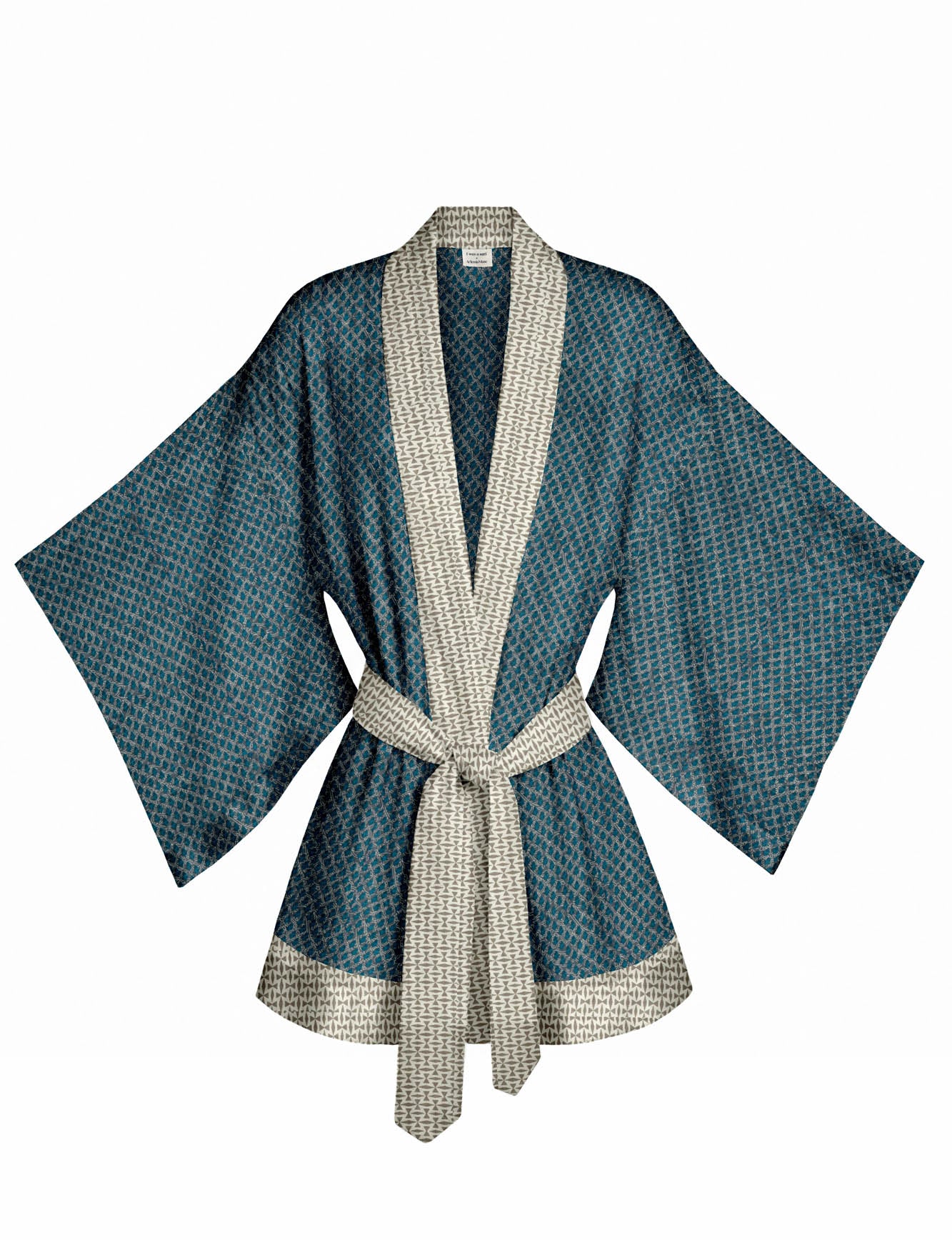 One Of A Kind Recyled Sari Kimono #30