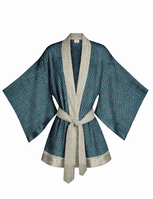 One Of A Kind Recyled Sari Kimono #30