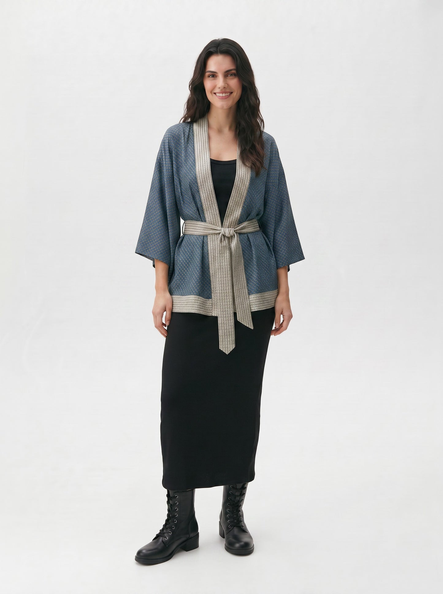 One Of A Kind Recyled Sari Kimono #30
