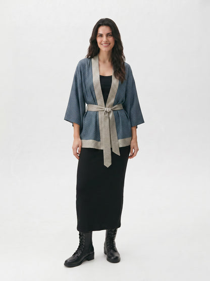 One Of A Kind Recyled Sari Kimono #30